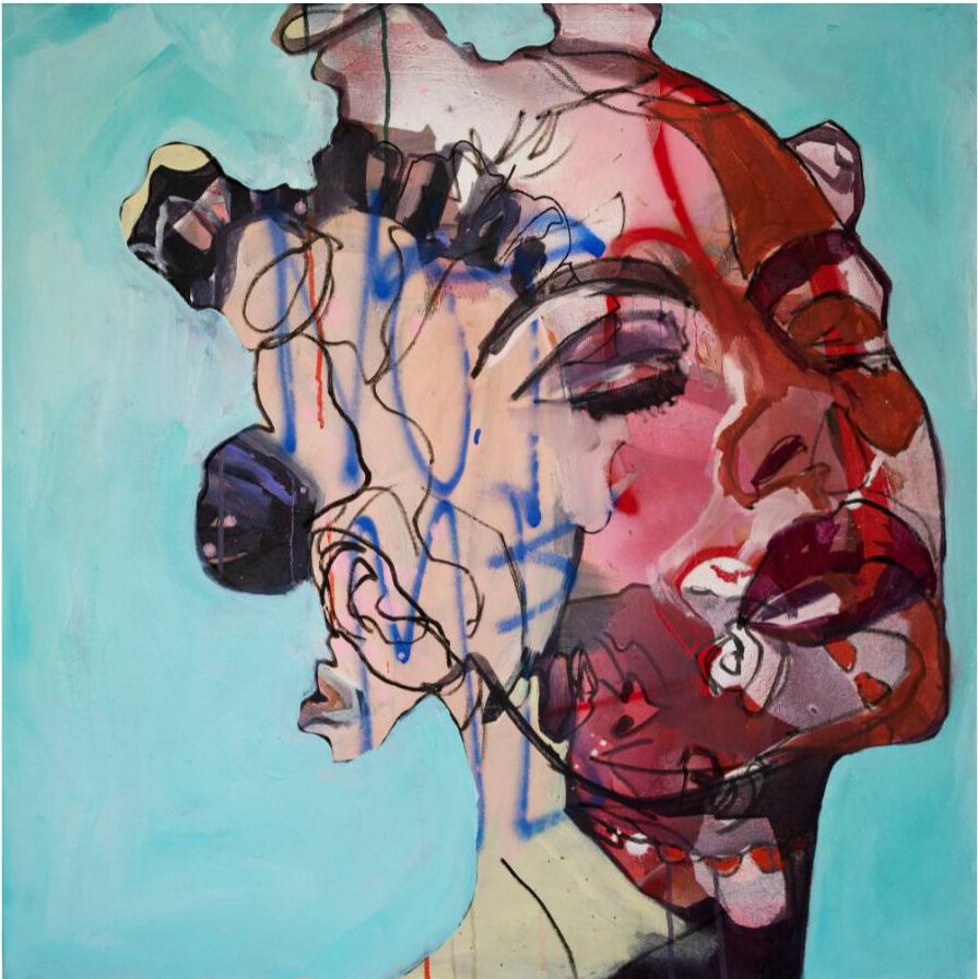 JOSÉPHINE SAGNA - Screaming Inside (2022), Siebdruck auf Büttenpapier