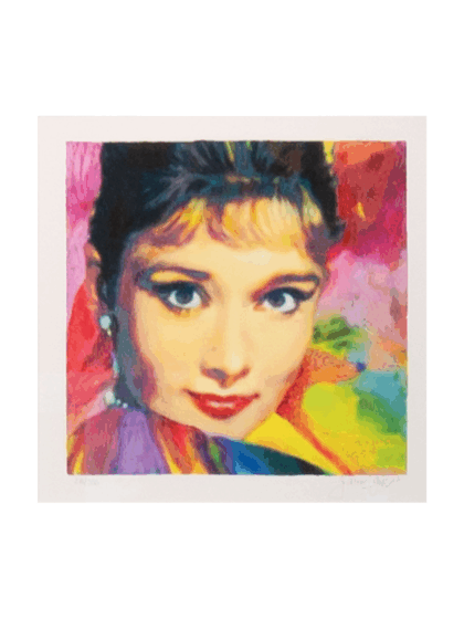 JAMES FRANCIS GILL - Audrey Hepburn (2022), Fine-Art Print auf Papier