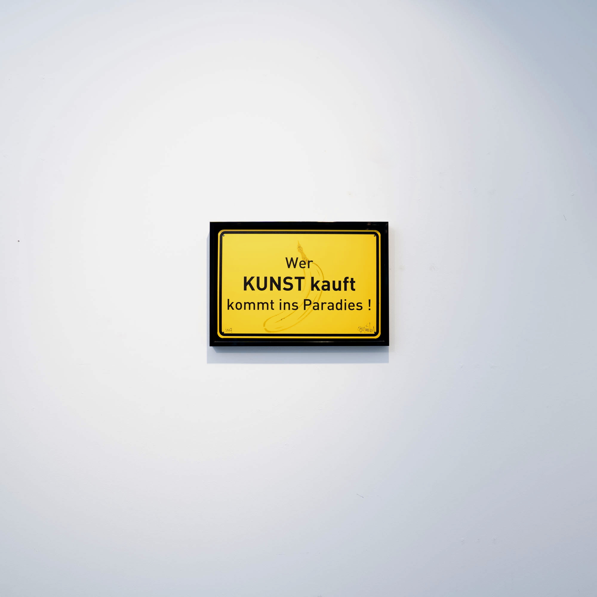 THOMAS BAUMGÄRTEL - Wer Kunst kauft kommt ins Paradies (2017)