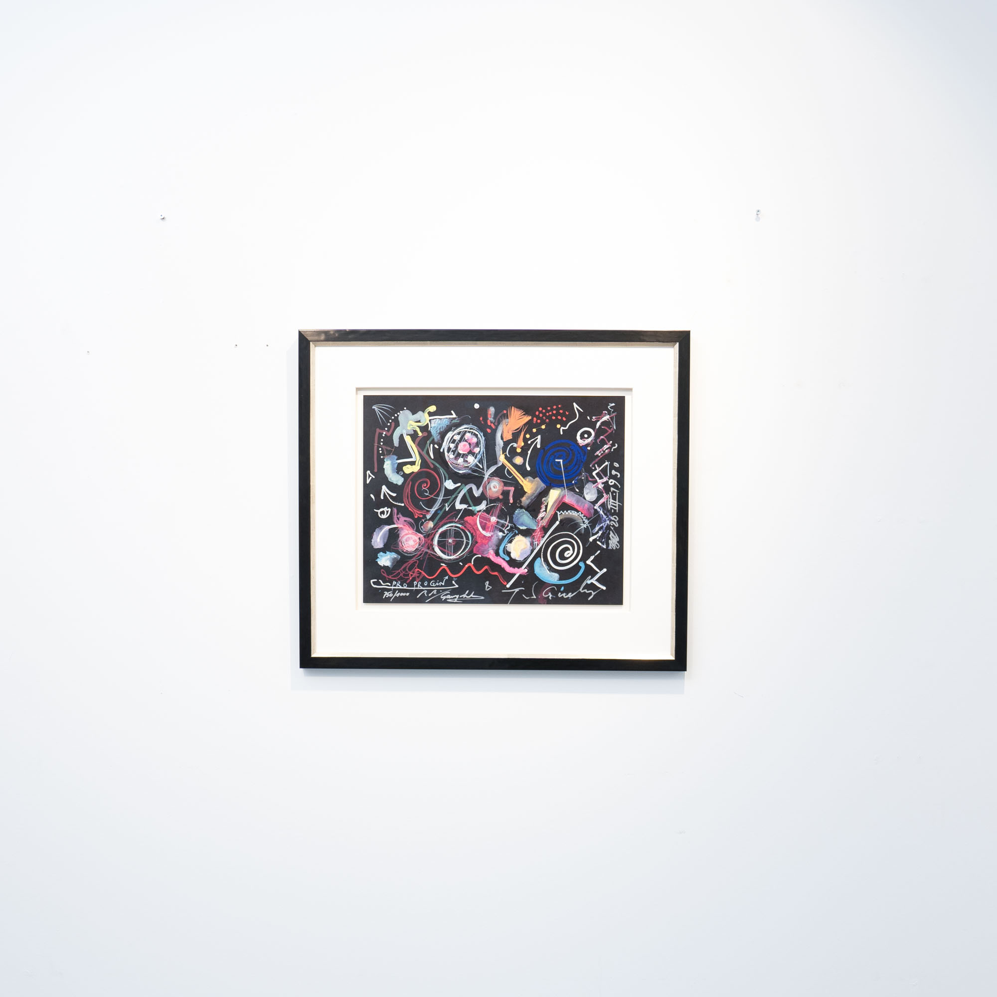 JEAN TINGUELY - Pro Pro Gin (1990), Farboffsetlithografie auf schwarzem Vélin – Bild 2