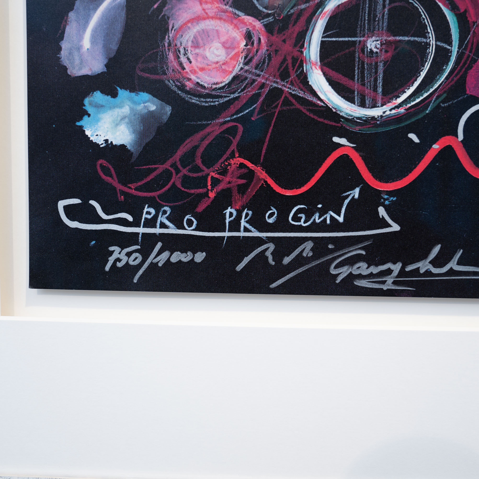 JEAN TINGUELY - Pro Pro Gin (1990), Farboffsetlithografie auf schwarzem Vélin – Bild 3