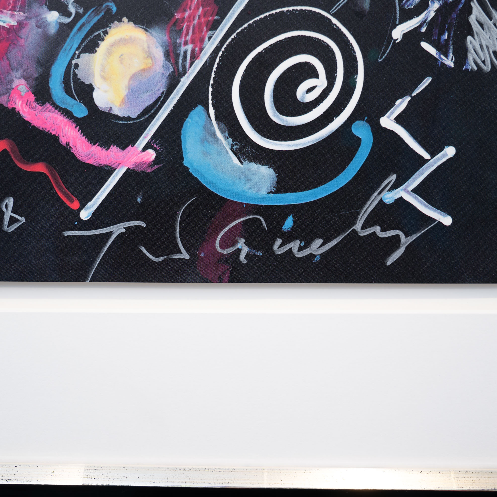 JEAN TINGUELY - Pro Pro Gin (1990), Farboffsetlithografie auf schwarzem Vélin – Bild 4