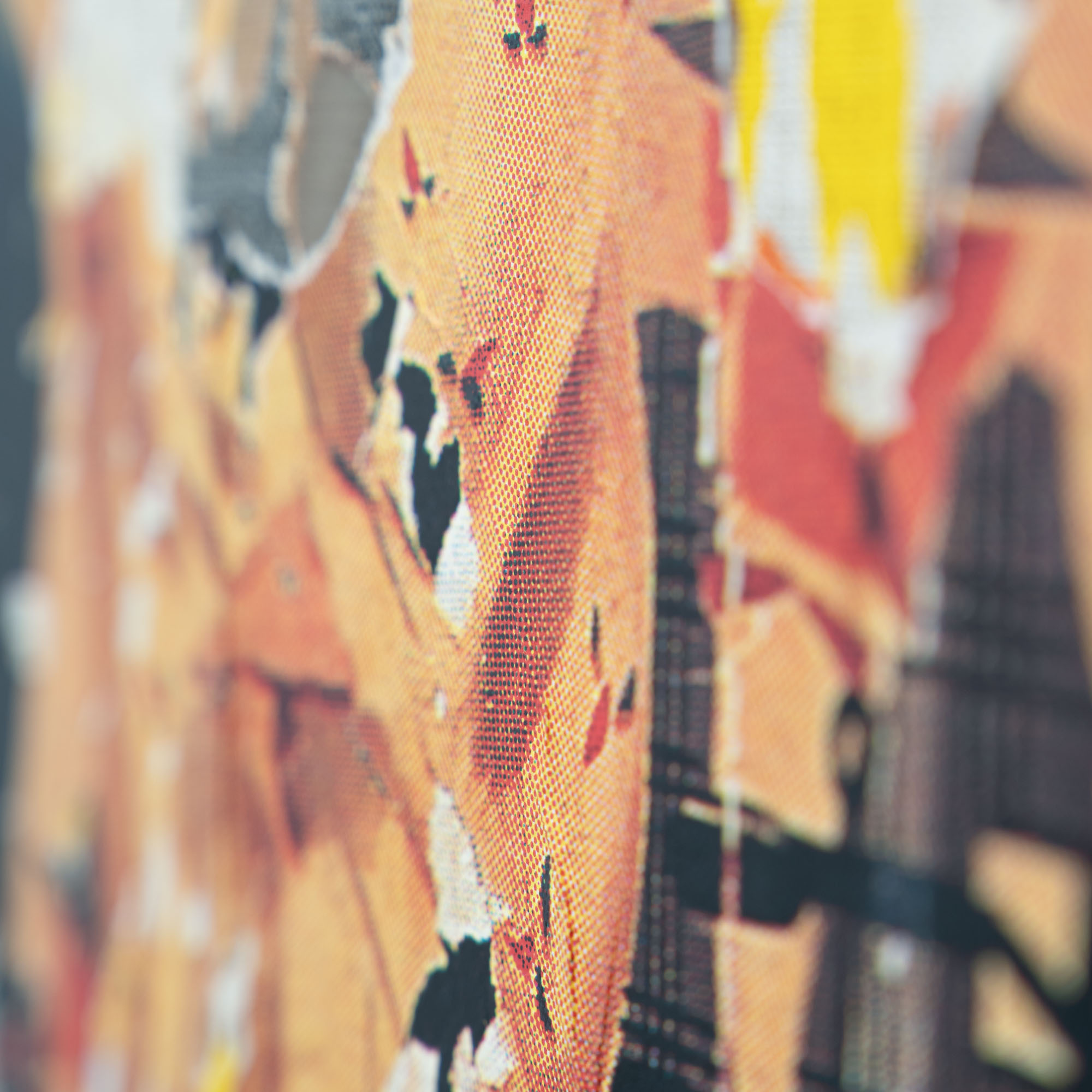 MIMMO ROTELLA - A Qualcuno Piace Caldo (2002), Décollage-Siebdruck auf Leinwand – Bild 3