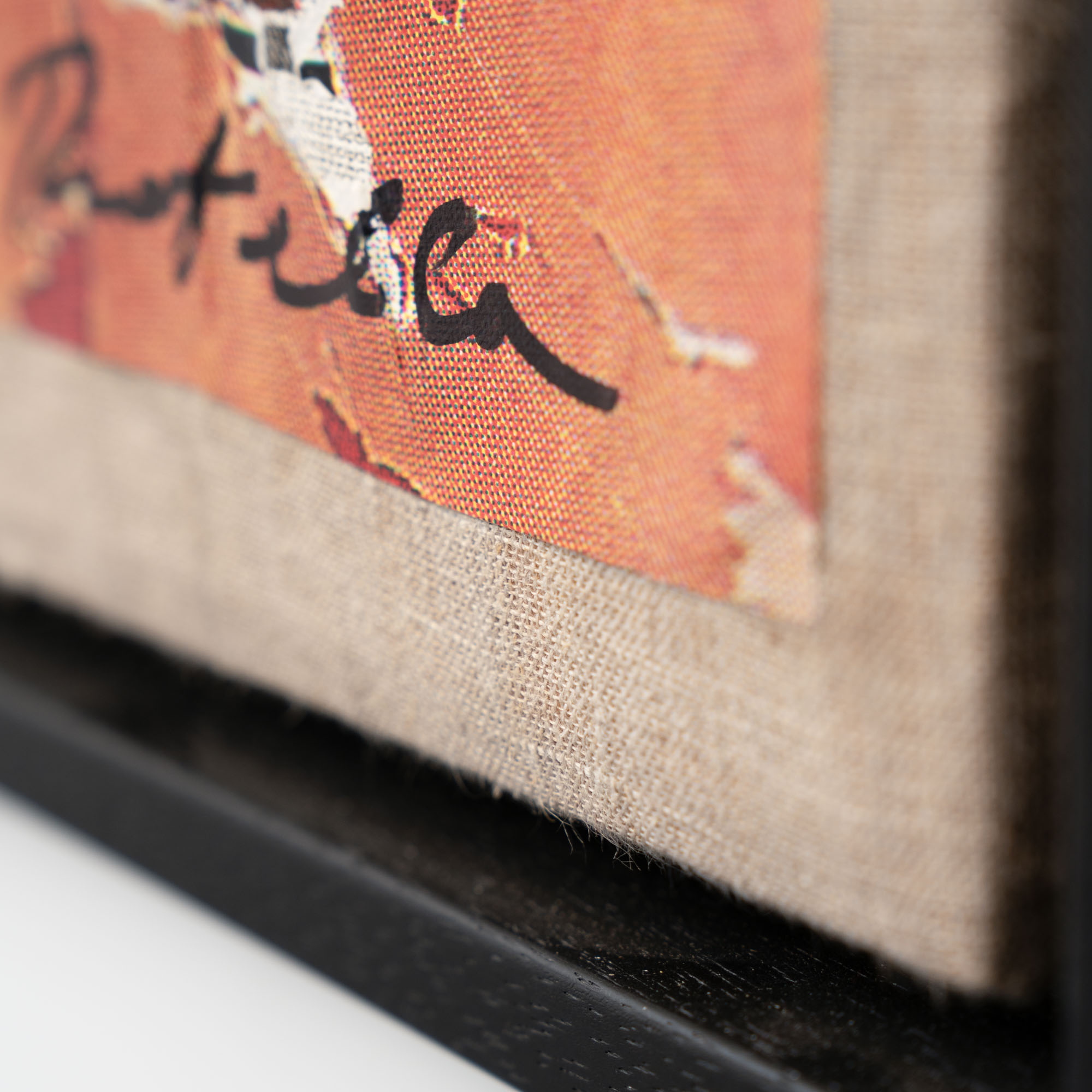 MIMMO ROTELLA - A Qualcuno Piace Caldo (2002), Décollage-Siebdruck auf Leinwand – Bild 4