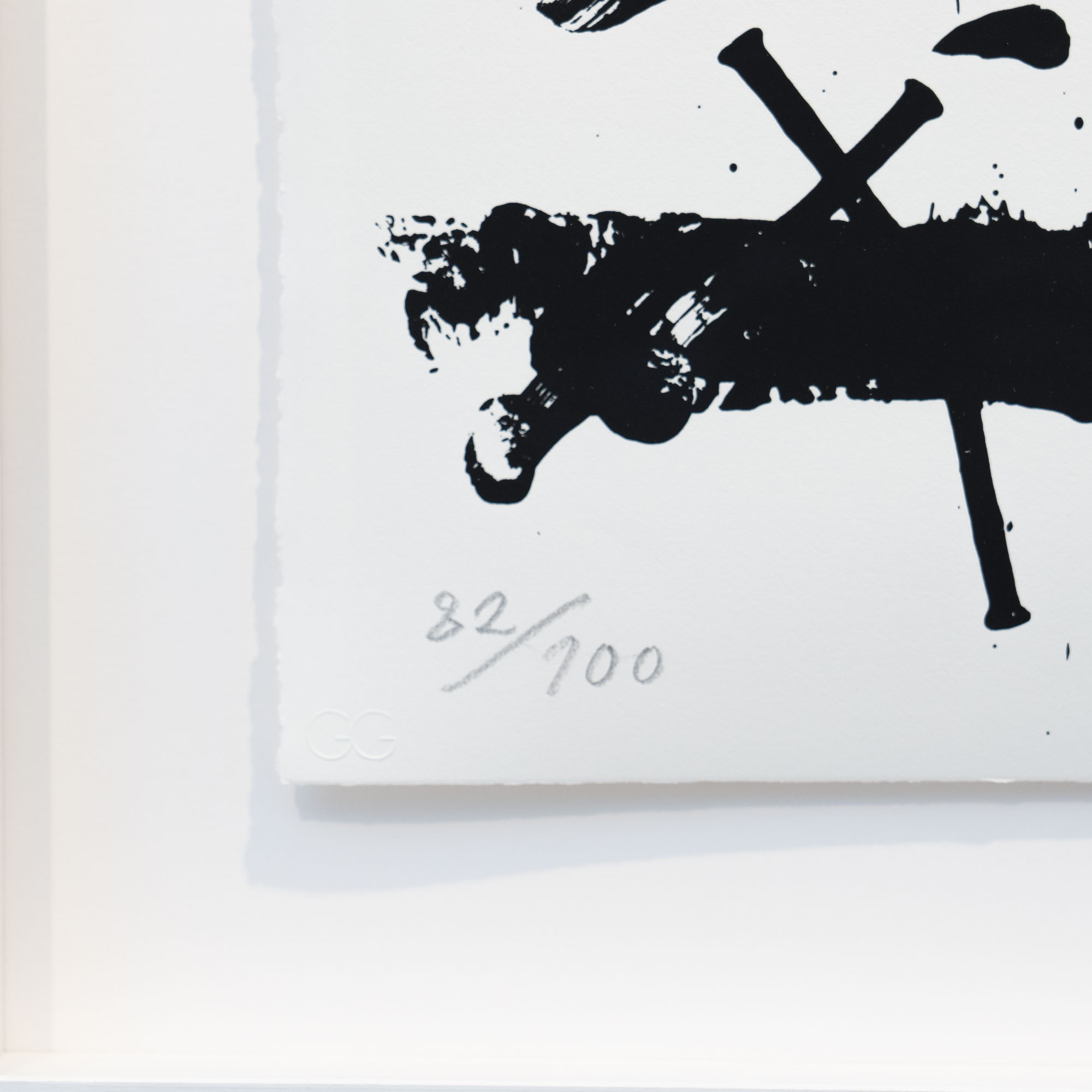 GÜNTHER UECKER - Friedensgebote (2015), Siebdruck auf Kupferdruck-Büttenpapier – Bild 2