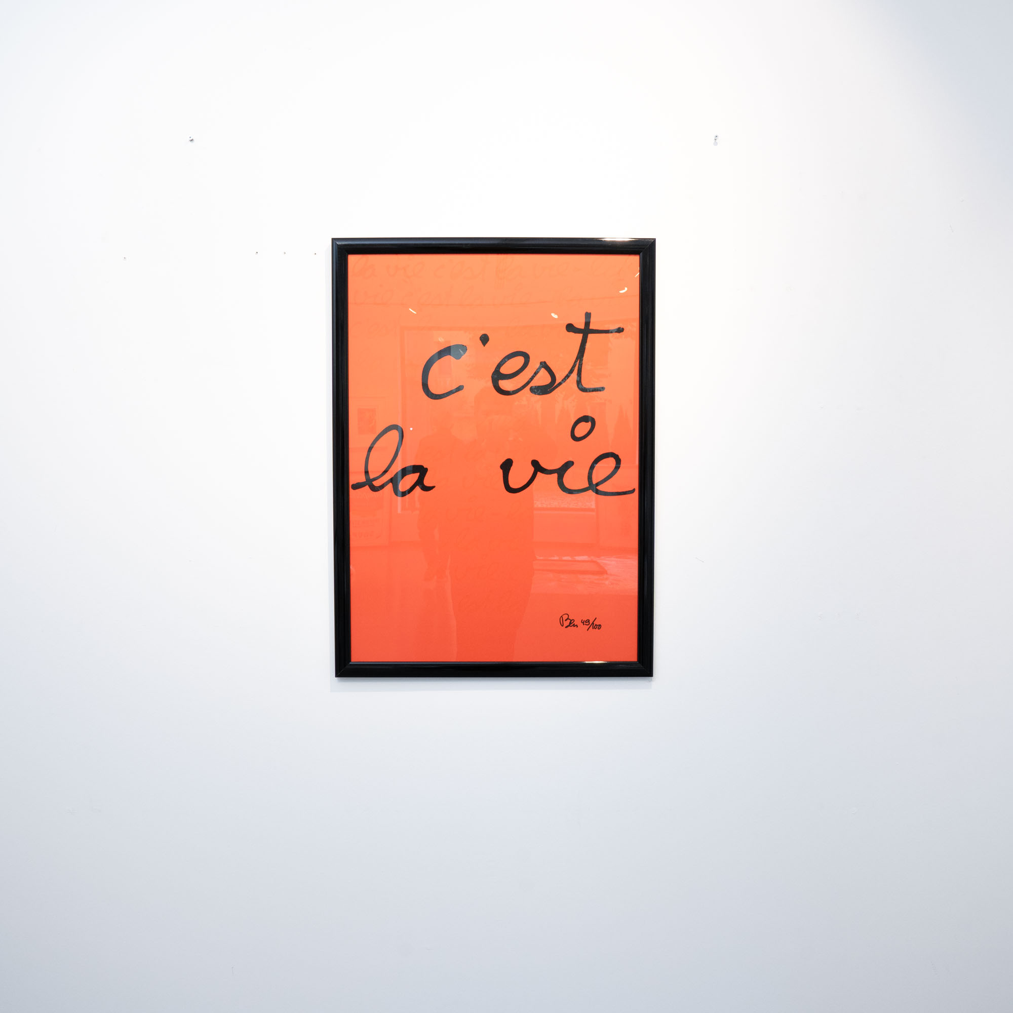 BEN VAUTIER – C’est la Vie (1998,), Raumansicht