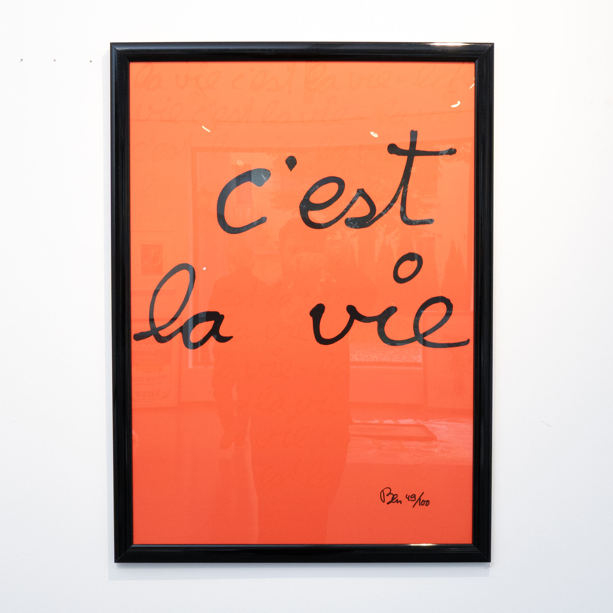 BEN VAUTIER – C’est la Vie (1998), Serigrafie auf beschichtetem Papier – Bild 2