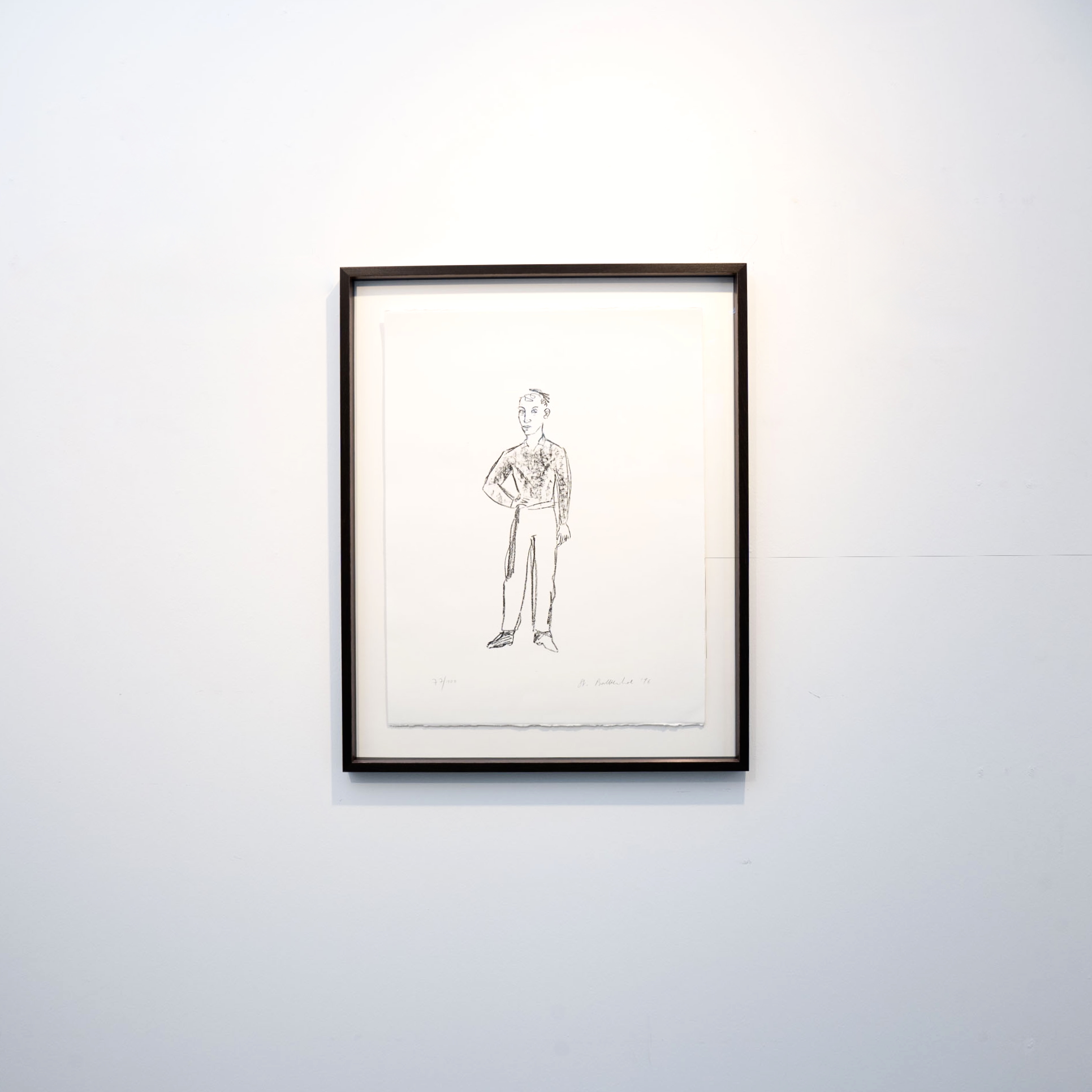 STEPHAN BALKENHOL - Mann mit Hemd (1996), Lithografie auf Büttenpapier – Bild 5