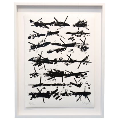 GÜNTHER UECKER - Friedensgebote (2015), Siebdruck auf Kupferdruck-Büttenpapier