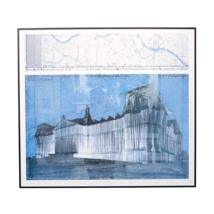 CHRISTO - Wrapped Reichstag (1994), Offsetdruck auf gehämmertem Papier