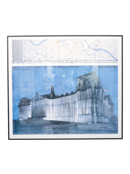 CHRISTO - Wrapped Reichstag (1994), Offsetdruck auf gehämmertem Papier