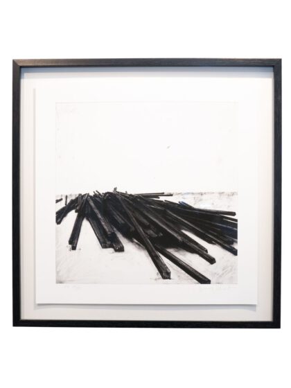 BERNAR VENET - Lignes droites / désordre (2011), Digigraphie