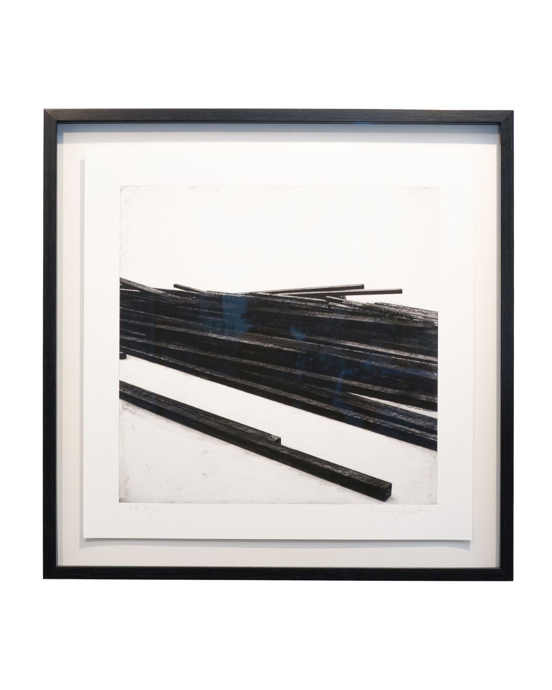 BERNAR VENET - Lignes droites / désordre (2011), Digigraphie