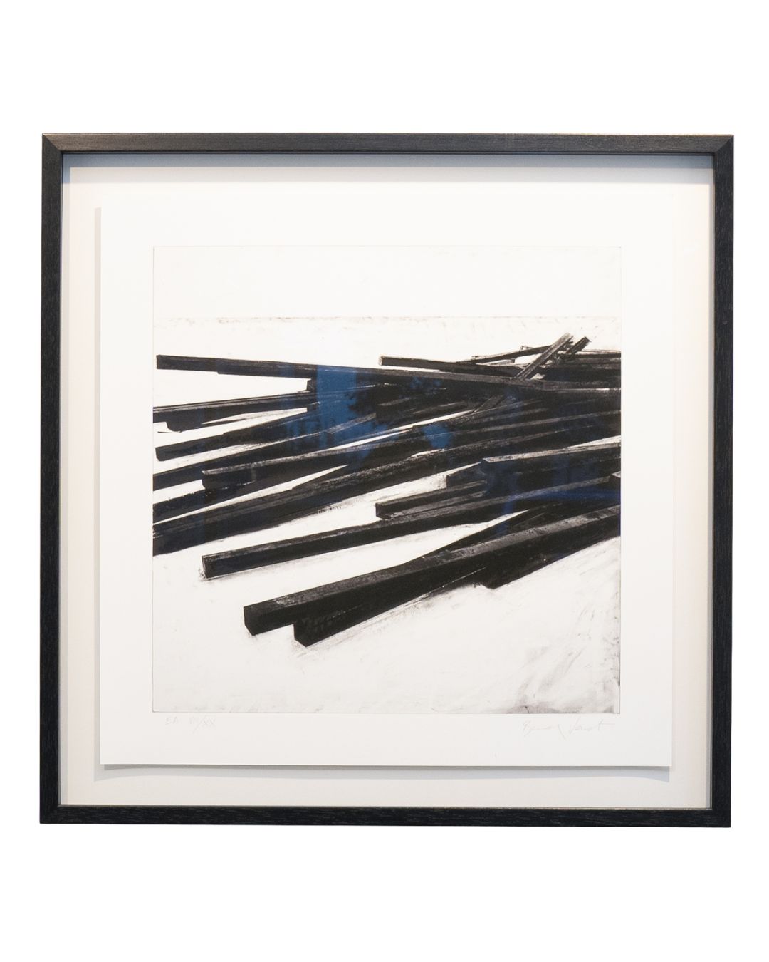 BERNAR VENET - Lignes droites / désordre (2011), Digigraphie