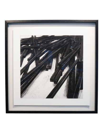 BERNAR VENET - Lignes droites / désordre (2011), Digigraphie