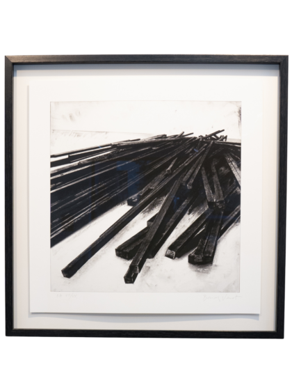 BERNAR VENET - Lignes droites / désordre (2011), Digigraphie