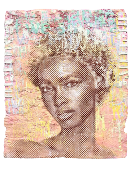 Patrizia Casagranda, Power of Change, 2026, Mixed-Media-Unikat aus recycelten Materialien