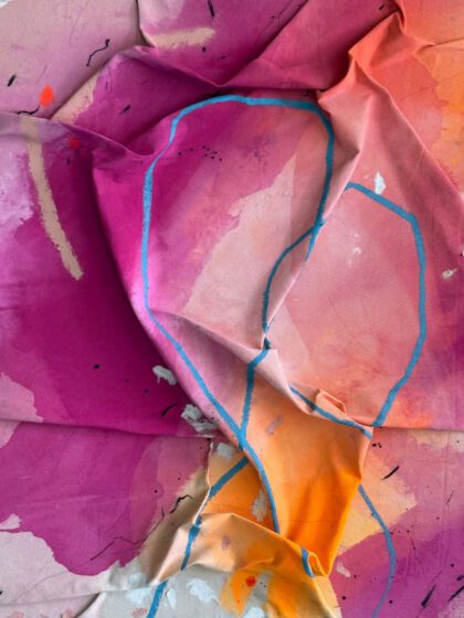 WENDOLY MONTEIRO DA COSTA - Bodies remember (2026), Mixed Media auf Leinwand