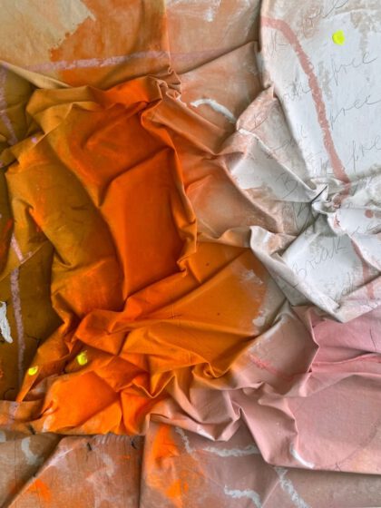 WENDOLY MONTEIRO DA COSTA - Break free (2026), Mixed Media auf Leinwand