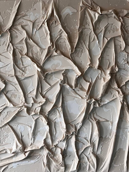 WENDOLY MONTEIRO DA COSTA - Cri de coer I (2025), Mixed Media auf Leinwand